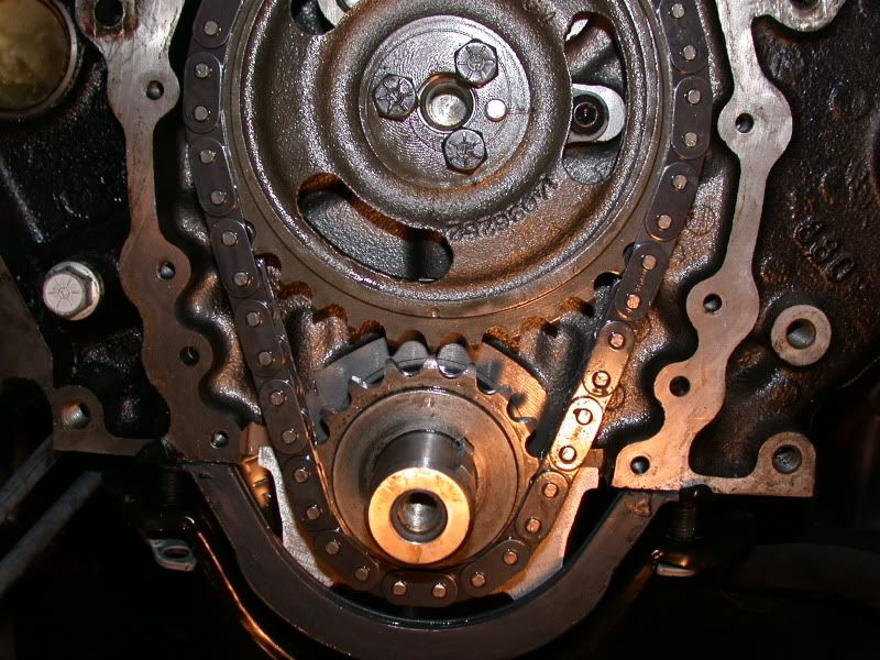 When installing timing chain and cam in 350 chevy Team Camaro Tech